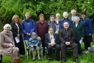 Scott Peddie and members of Dromore First Presbyterian Church
